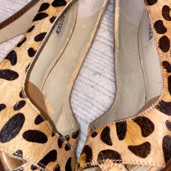 Steve Madden leopard print heeled dress shoes. Size 7.5 M. - Picture 4 of 8